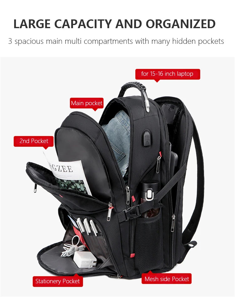 SWISS-Multifunctional Durable Laptop Backpack bags.